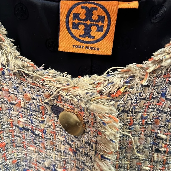 Tory Burch Multicolor Tweed Blazer - Picture 4 of 4